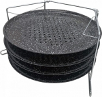 KingHoff KH-1553 pitsa k&uuml;psetamise komplekt, 5-osaline