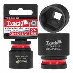 Tvardy l&ouml;&ouml;kots T00210-25, 25mm, 1/2&rdquo; ruudukujuline ajam, l&uuml;hike, CR-MO teras
