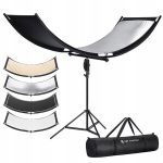 Blender fotostuudiole K&F Concept KF18.0012, 4in1, U-kujuline 180&times;60 cm alusega