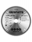 Grafiitketassaag 230mm, 80 hammast, puidule, reduktorr&otilde;ngastega