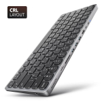 Axagon klaviatuur + I o Hub 9in1 0.6m Hmc-kb-crl