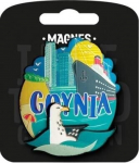 Ma armastan Poola magnet Gdynia ILP-MAG-A-GDY-06 - Mr Dragon