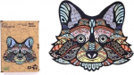 Puidust &ouml;kopuzzle 130 Jolly raccoon A3 - PuzzleOK
