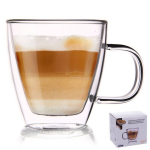 Double 180 ml Orion kahekihiline termoklaas latte jaoks
