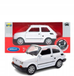 Metallist "fiat 126p Maluch" mudel, 1:32, valge