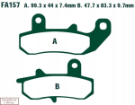Ebc Fa157r piduriklotsid (1 kettale)