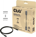 Club3D Kabel USB 80Gbps zertifi. PD240W/8K240Hz 1 2m St/St retail