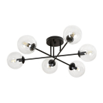 Emibig laelamp Brendi 6B, must/valge