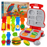 M&auml;nguvaha plastiliin v&otilde;ileivagrill hamburger vormid 3D komplekt lastele 40 osa click4toys