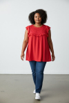 Pitsiga pluus naistele, Bodyflirt, roosa, XXXL