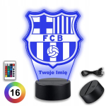 Fc Barcelona Led nimega laualamp