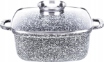Masterpan pott 6,5l 28cm kaanega, marmorkattega, induktsioon