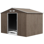 Aiat&ouml;&ouml;riistade kuur liugustega, 277 x 195 x 192 cm, pruun