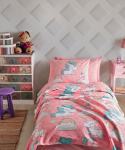 EnLora Home laste voodikatte, lina ja padjap&uuml;&uuml;ri komplekt Unicornio, 160x235 cm, erinevat v&auml;rvi