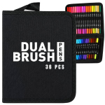 Kahepoolsed Akr&uuml;&uuml;lmarkerid Dual Brush Pen &ndash; 36 V&auml;rvi