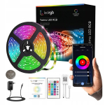 Led riba 6m Rgb Wifi Tuya juht, muusika, taimer, 12v