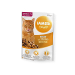 IAMS Delights konservtoit eakatele kassidele kanaga kastmes, 85 g