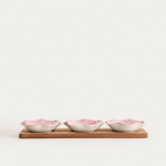 Homla serveerimiskomplekt Sakura, roosad, 4 tk.