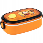 Kite Garfield 900 ml toidukarp koos s&ouml;&ouml;giriistadega