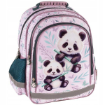 Koolikott t&uuml;drukutele pandamotiiviga, 1.&ndash;3. klassile, 38 &times; 28 &times; 16 cm