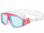 AquaWave Laste sukeldumisprillid Maveric, UV kaitse ja anti-fog kate, roosad/ l&auml;bipaistvad