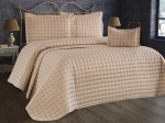 L'essentiel Maison voodikatte ja padjap&uuml;&uuml;ri komplekt Yıldız, 250x260 cm, cappuccino v&auml;rv