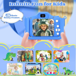 Lastekaamera m&auml;ngudega ja videofunktsiooniga Pickify, Rožinis