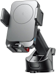 Telefonihoidja Joyroom JR-ZS241S car mount with inductive charger for dashboard - black
