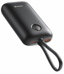 Akupank Swissten Voltbox 10000 Mah Powerbank Usb-c ja Lightning kaablitega, 35w