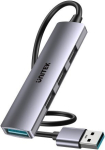 Unitek H1208cgy01 alumiiniumist Usb-jaotur 4-in-1: 1x5gbps, 3x480mbps