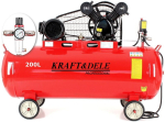 &Otilde;likompressor KD1473, 200L 2 kolbi + separaator, 3,8 kW, 590 l/min