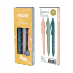 Milan P1 Lava pliiats, 3 tk, sinine tint
