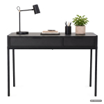 Arvutilaud Zentia, 100x45x80,5 cm, must