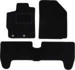 Mustad veluurmatid Toyota Yaris II luukp&auml;rale (2005-2011)