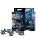 Classic Runic Purple & White Dice Set