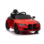 Punane BMW M4 elektriauto