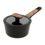 Resto Pott 93186 1.4L, L&auml;bim&otilde;&otilde;t 16 cm, Alumiinium, &Uuml;mmargune, Klaasist kaas, Ergonomiline k&auml;epide, Induktsioon