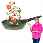 Konighoffer Green Husk graniitpann induktsioonile, gaasile, mittenakkuv, 24 cm