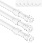 Teleskoopsed surverakendusega vardad ilma puurimiseta 60-85 cm valged