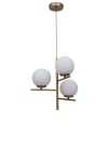 Opviq ripplamp 9007-4, kuldne/valge