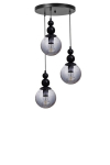 Opviq rippvalgusti 9054-3, must/hall