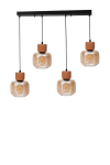 Opviq rippvalgusti 9068-6, pruun/must