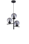 Opviq rippvalgusti 9008-4, must/hall