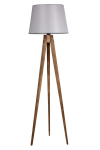 Asir p&otilde;randalamp Tripod, hall/pruun