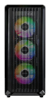 CaseMONTECHX5MidiTowerCase product features Transparent panelNot includedColour BlackX5(B)