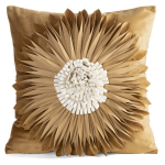 Eurofirany dekoratiivse padjakatte Flores 3, 45x45 cm, kollane