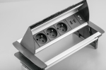 Lauaarvuti pikendusjuhe 3 pistikupesa ja 2 Usb pesaga