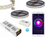 12m Led riba 5050 Rgb+nw Wifi juht