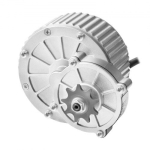 Elektrimootori komplekt, 450W harjadega alalisvoolumootor koos kiirusekontrolleriga, 117x112x129 mm