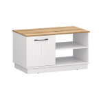 Diivanilaud Velutto 1D, valge/pruun